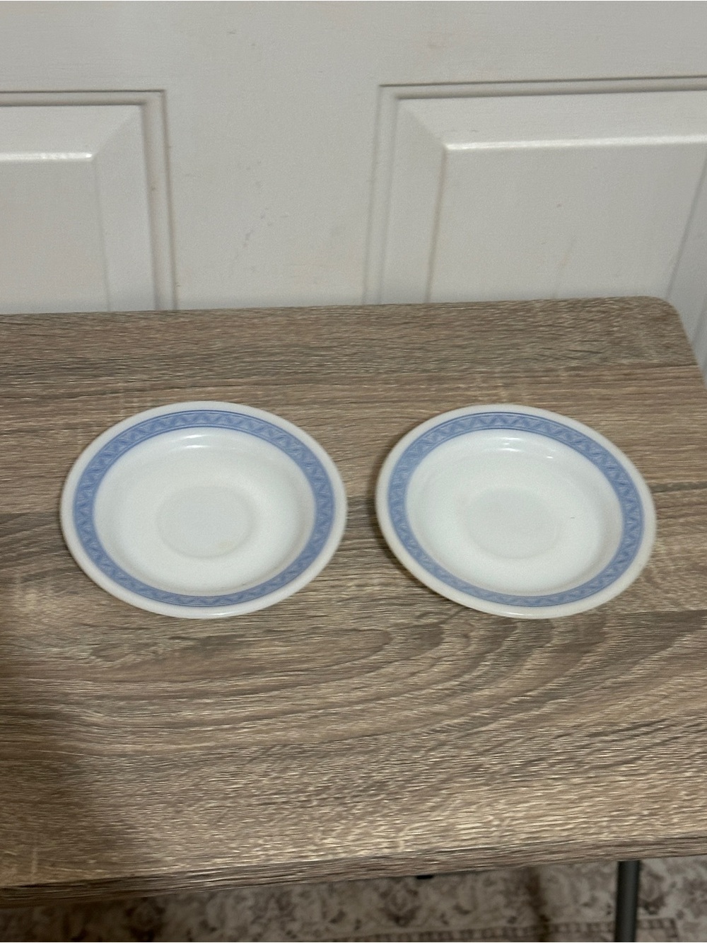 Pyrex Saucer Plate Lancaster Pattern USA by Corning 5 7/8" Set of 2  #796-25